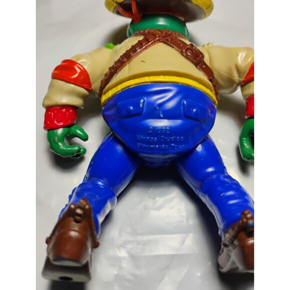 Vintage Turtles TMNT 1992 Wacky Wild West Bandito Bashin Michelangelo - Picture 3 of 8